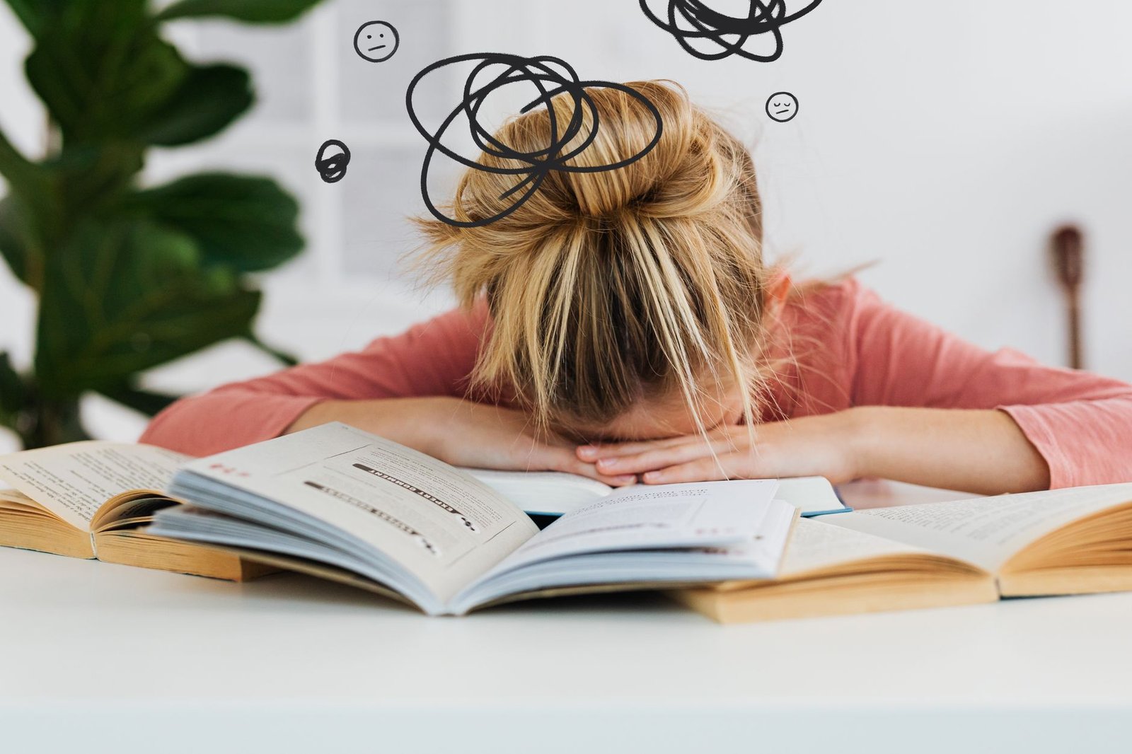 Conceptual image representing mental exhaustion and depleted brain energy